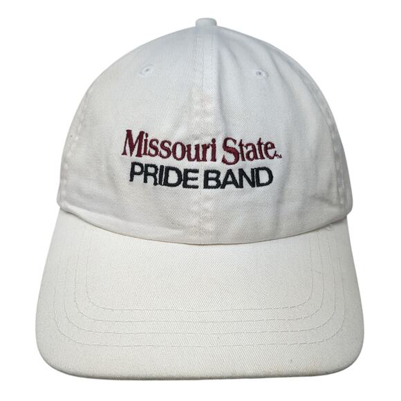 Missouri State Pride Band Strapback Baseball Cap White One Size Embroidered - Picture 1 of 9